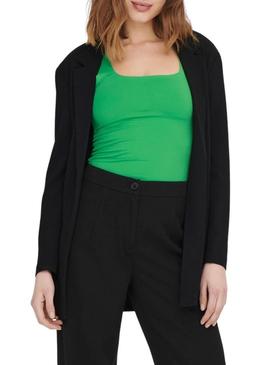 Top Only Lea Basic Verde para Mulher