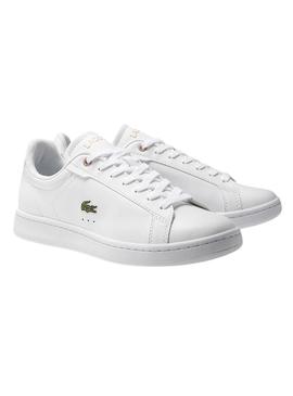 Sapatilhas Lacoste Carnaby Pro Brancas para Mulher.