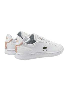 Sapatilhas Lacoste Carnaby Pro Brancas para Mulher.
