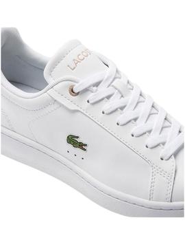 Sapatilhas Lacoste Carnaby Pro Brancas para Mulher.