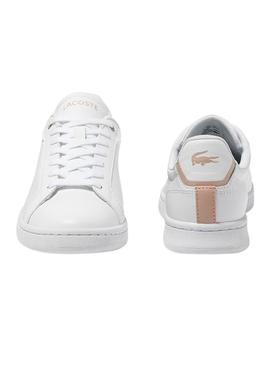 Sapatilhas Lacoste Carnaby Pro Brancas para Mulher.
