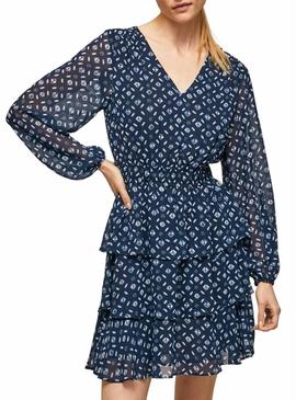 Vestido Pepe Jeans Eyra Azul Marinho para Mulher