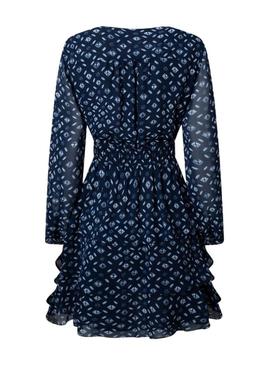 Vestido Pepe Jeans Eyra Azul Marinho para Mulher