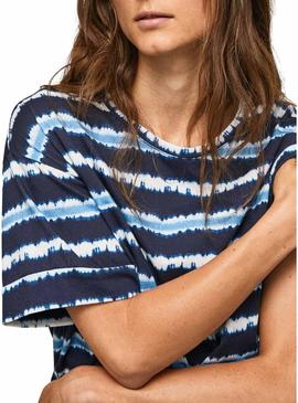 T-Shirt Pepe Jeans Martha Azul para Mulher