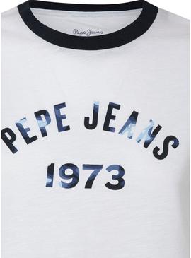 T-Shirt Pepe Jeans Moni Branco para Mulher