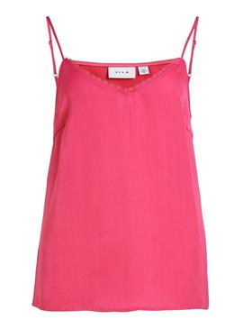 Top Vila Virenny Singlet Rosa para Mulher