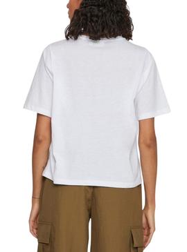 T-Shirt Vila Dreamers Boxy Branco para Mulher