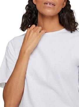 T-Shirt Vila Dreamers Boxy Branco para Mulher