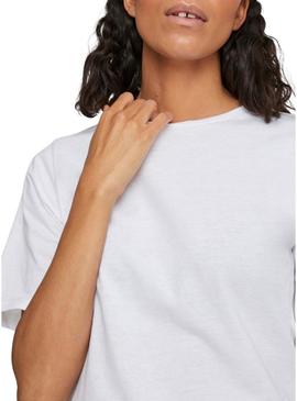 T-Shirt Vila Dreamers Boxy Branco para Mulher