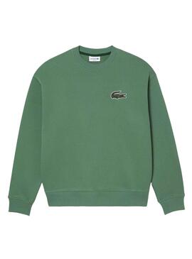 Sweat Lacoste Croco Verde para Homem