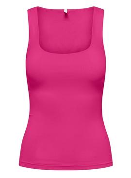 Top Only Lea Basic Rosa para Mulher