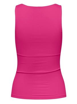 Top Only Lea Basic Rosa para Mulher