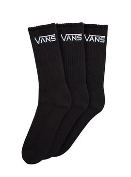 Maias Vans Classic Crew 3 Pack Preto Homem