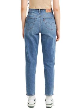 Calças Jeans Levis High Waisted Azul Mulher