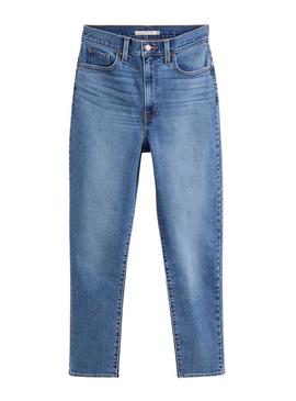 Calças Jeans Levis High Waisted Azul Mulher