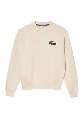 Sweat Lacoste Basic Beige para Homem e Mulher