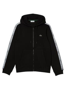 Sweat Lacoste Classic Zip Preto para Homem