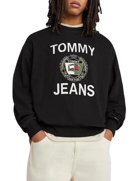 Sweat Tommy Jeans Boxy Luxy Preto Homem