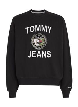 Sweat Tommy Jeans Boxy Luxy Preto Homem