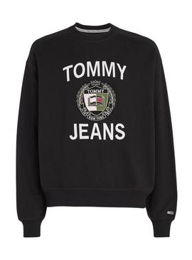 Sweat Tommy Jeans Boxy Luxy Preto Homem