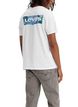 T-Shirt Levis Graphic Branco para Homem