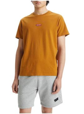 T-Shirt Levis Relaxed Baby Tab Ocre para Homem