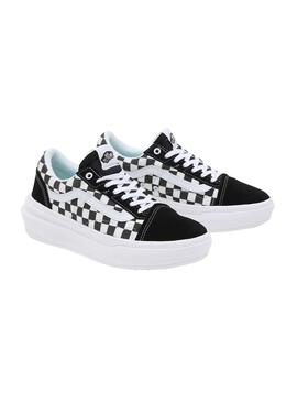Sapatilhas Vans Old Skool Checkerboard Preto Mulher