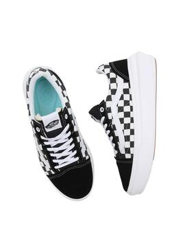 Sapatilhas Vans Old Skool Checkerboard Preto Mulher