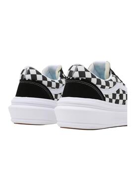 Sapatilhas Vans Old Skool Checkerboard Preto Mulher