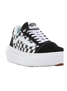 Sapatilhas Vans Old Skool Checkerboard Preto Mulher