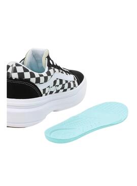 Sapatilhas Vans Old Skool Checkerboard Preto Mulher