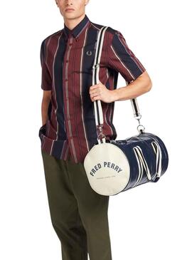 Bolsa Fred Perry Classic Barrel Azul