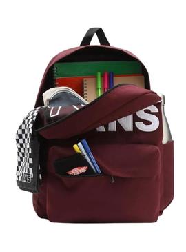 Mochila Vans Old Skool Drop Bordeaux Unissex