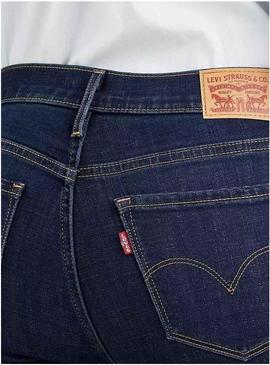 Calças Levis 311 Shapping Skinny Azul Marinho Mulher