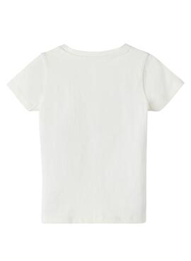 T-Shirt Name It Belinda Bege para Menina