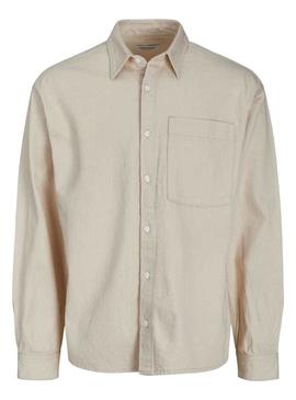 Camisa Jack & Jones Creek Bege para Homem