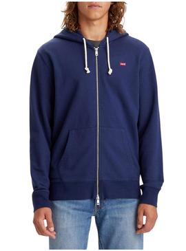 Sweat Levis New Original Azul para Homem