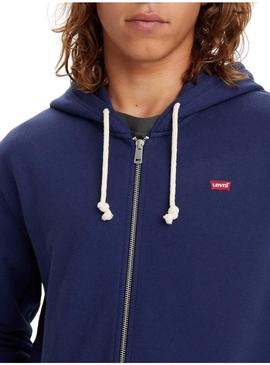 Sweat Levis New Original Azul para Homem