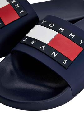 Flip flops Tommy Jeans Patch Azul Marinho para Homem