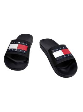 Flip flops Tommy Jeans Patch Preto para Homem