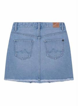 Saia Pepe Jeans Kourtney Azul para Menina