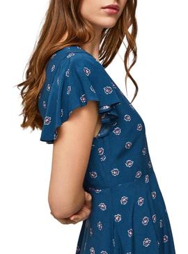 Vestido Pepe Jeans Becca Azul para Mulher