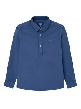 Camisa Pepe Jeans Marston Azul para Menino