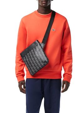 Bolsa Lacoste Crossover Preto para Homem