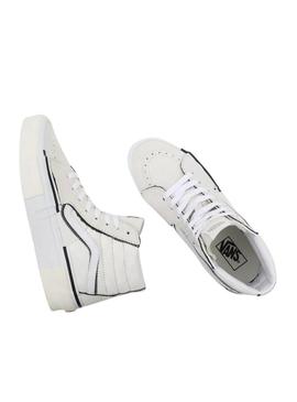 Sapatilhas Vans SK8-Hi Reconstruir Branco