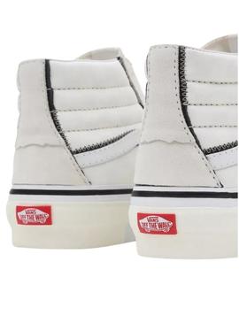 Sapatilhas Vans SK8-Hi Reconstruir Branco