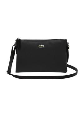 Bolsa Lacoste Flat Crossover Bag Preto Mulher