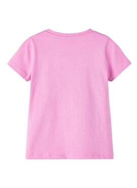 T-Shirt Name It Belinda Rosa para Menina