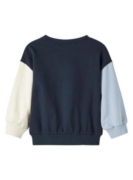 Sweat Name It Visusan Azul Marinho para Menina