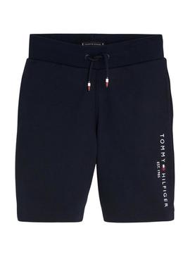 Bermuda Tommy Hilfiger Essential Azul Marinho para Menino